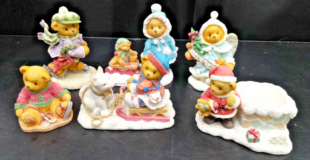 Cherished Teddies-Jerome, Mary, Grace, Adam, Erica Santa